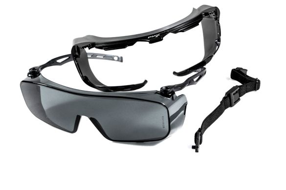 Захисні окуляри з ущільнювачем Pyramex Cappture Plus gray (OTG) 5 купити