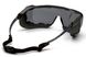 Защитные очки с уплотнителем Pyramex Cappture Plus gray (OTG) 4