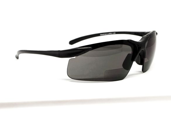 Ударостійкі біфокальні окуляри Global Vision Apex Bifocal +2.0 (gray) 2 купити