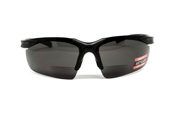 Ударостійкі біфокальні окуляри Global Vision Apex Bifocal +2.0 (gray) 3 купити