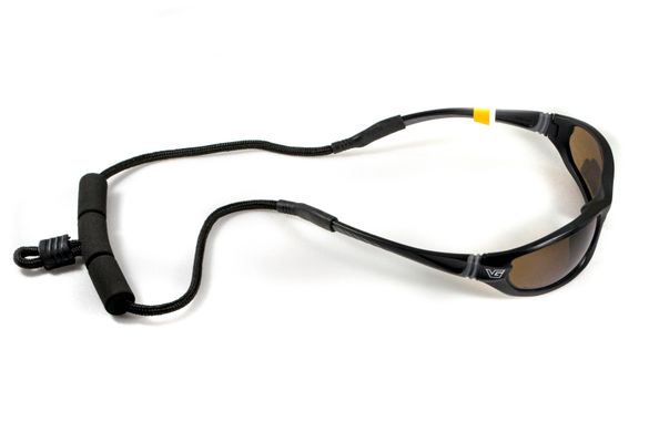 Шнурок - поплавок для окулярів НЕМУМУ (чорний ремінець) 3 купити