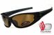 Темные очки с поляризацией BluWater Daytona-4 polarized (brown) черно-серая оправа 1