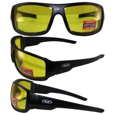 Защитные очки с уплотнителем Global Vision Italiano-Plus (yellow) 5 купить