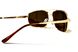 Темные очки с поляризацией BluWater Navigator (brown) (gold metal) Polarized 6