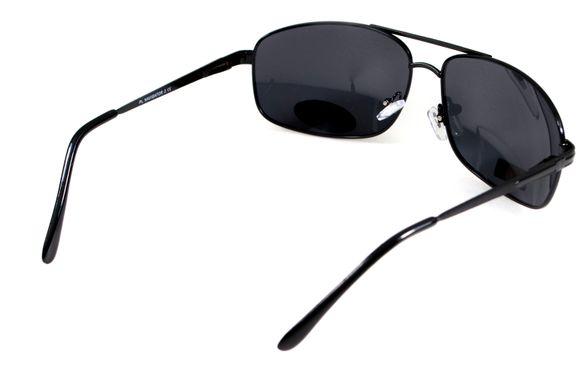 Темні окуляри з поляризацією BluWater Navigator (gray) (black metal) Polarized 10 купити