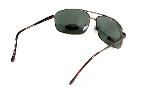 Темные очки с поляризацией BluWater Navigator (green) (bronze metal) Polarized 12 купить