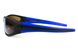 Темные очки с поляризацией BluWater Daytona-4 polarized (brown) в черно-синей оправе 4
