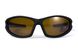 Темные очки с поляризацией BluWater Daytona-4 polarized (brown) в черно-синей оправе 6