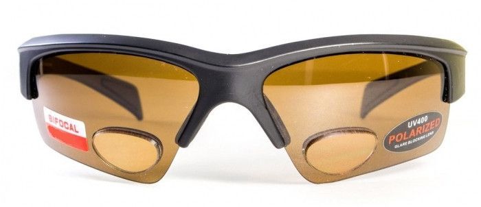 Біфокальні окуляри з поляризацією BluWater Bifocal-2 (+2.5) polarized (brown) 2 купити