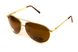 Темные очки с поляризацией BluWater Airforce (brown) (gold metal) Polarized 10