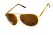 Темные очки с поляризацией BluWater Airforce (brown) (gold metal) Polarized 2