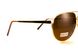 Темные очки с поляризацией BluWater Airforce (brown) (gold metal) Polarized 5