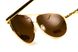 Темные очки с поляризацией BluWater Airforce (brown) (gold metal) Polarized 4