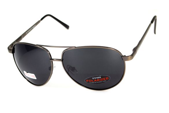 Темні окуляри з поляризацією BluWater Airforce (gray) (gun metal) Polarized 6 купити