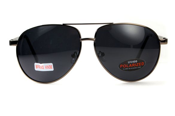 Темні окуляри з поляризацією BluWater Airforce (gray) (gun metal) Polarized 8 купити