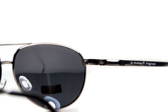 Темні окуляри з поляризацією BluWater Airforce (gray) (gun metal) Polarized 4 купити