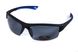 Темные очки с поляризацией BluWater Daytona-1 polarized (gray) (blue temples) в черно-синей оправе 5