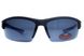 Темні окуляри з поляризацією BluWater Daytona-1 polarized (gray) (blue temples) в чорно-синій оправі 3
