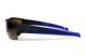 Темні окуляри з поляризацією BluWater Daytona-2 polarized (brown) в чорно-синій оправі 2