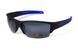 Темні окуляри з поляризацією BluWater Daytona-2 polarized (gray) в чорно-синій оправі 1
