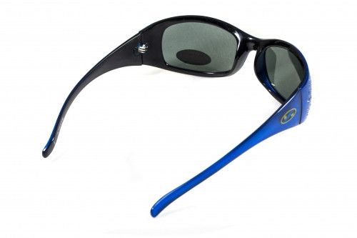 Темные очки с поляризацией BluWater Biscayene polarized (gray) (blue frame) 4 купить