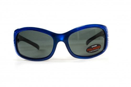 Темные очки с поляризацией BluWater Biscayene polarized (gray) (blue frame) 2 купить