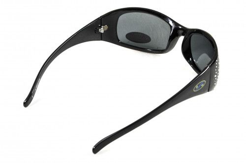 Темні окуляри з поляризацією BluWater Biscayene polarized (gray) (black frame) 3 купити