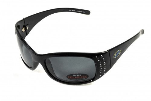 Темні окуляри з поляризацією BluWater Biscayene polarized (gray) (black frame) 4 купити