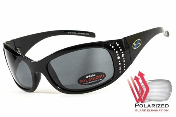 Темні окуляри з поляризацією BluWater Biscayene polarized (gray) (black frame) 1 купити