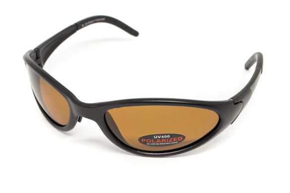Темные очки с поляризацией BluWater Venice Polarized (brown) в матовой оправе 3 купить