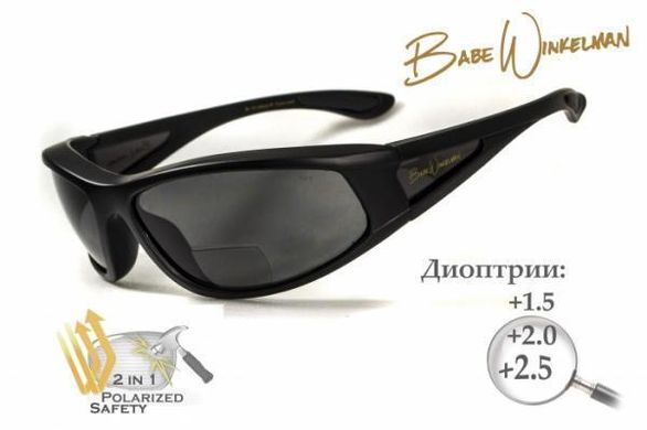 Ударопрочные бифокальные очки с поляризацией BluWater Бифокальные очки Winkelman-2 polarized (+1.5 bifocal) 2 купить