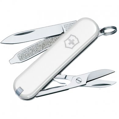 Нож складной, мультитул Victorinox Classic SD (58мм, 7 функций), белый 1 купить