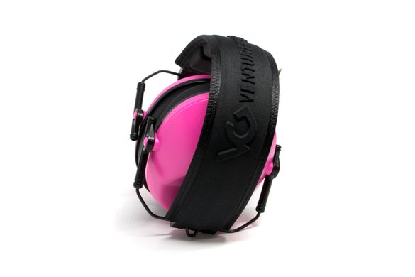 Навушники протишумні захисні Venture Gear VGPM9010PC (захист слуху NRR 24 дБ, беруші в комплекті), рожеві