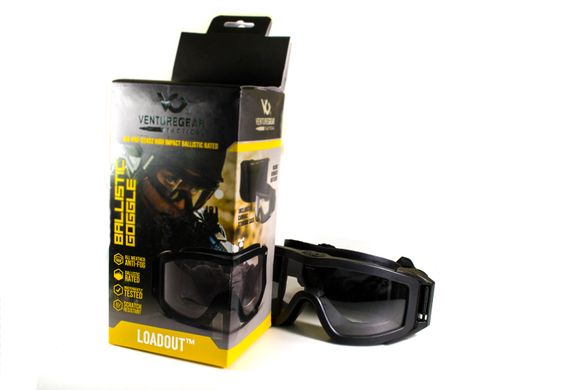 Захисні окуляри-маска Venture Gear Tactical Loadout (clear) H2MAX Anti-Fog, прозорі 7 купити