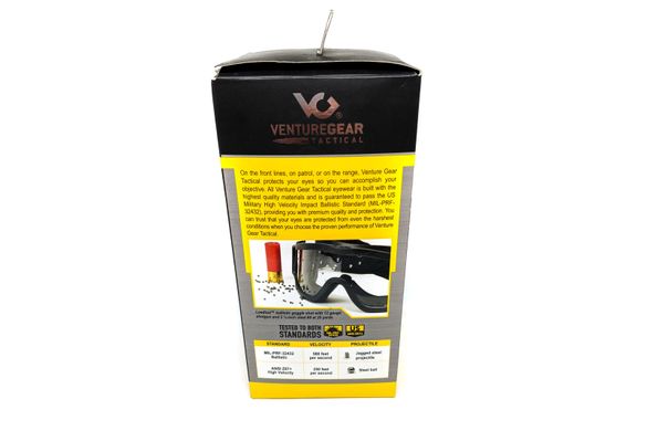 Защитные очки-маска Venture Gear Tactical Loadout (clear) H2MAX Anti-Fog, прозрачные 9 купить