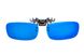 Полярізаційна накладка на окуляри (дзеркальна синя) 1