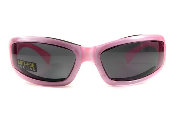 Захисні окуляри з ущільнювачем Global Vision Fight Back-2 Light Pink (gray) 3 купити