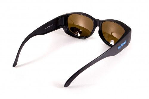 Темні окуляри з поляризацією BluWater Overboard polarized (brown) "OTG" 4 купити