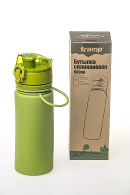 Пляшка силіконова Tramp олива 0.5 л TRC-093 Tramp 4 купити