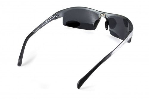 Темні окуляри з поляризацією BluWater Alumination 5 (gray) (gun metal) Polarized 4 купити