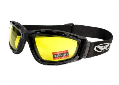 Захисні окуляри з ущільнювачем Global Vision Trip (yellow) 3 купити