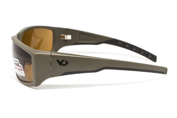 Захисні окуляри Venture Gear Tactical OverWatch (bronze) (green OD frame) 5 купити