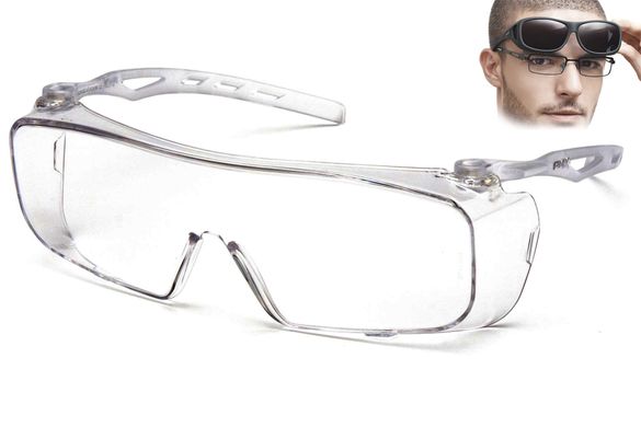 Захисні окуляри Pyramex Cappture clear Anti-Fog (OTG) 5 купити