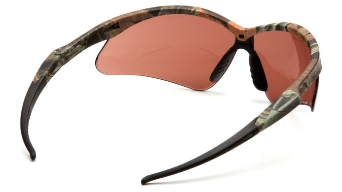 Защитные очки в камуфлированной оправе Pyramex Pmxtreme Camo (bronze) Anti-Fog, коричневые в камуфляжной оправе (Wildfire, Jackson Nemesis) 2 купить