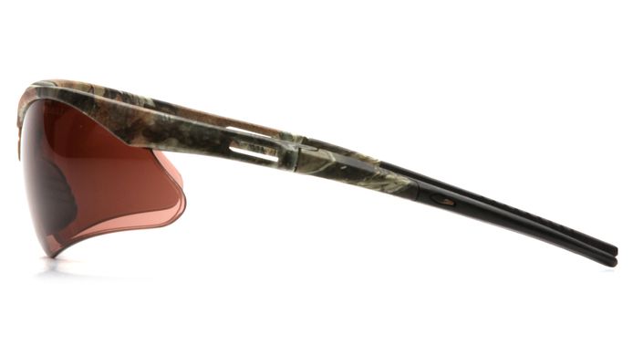 Защитные очки в камуфлированной оправе Pyramex Pmxtreme Camo (bronze) Anti-Fog, коричневые в камуфляжной оправе (Wildfire, Jackson Nemesis) 4 купить