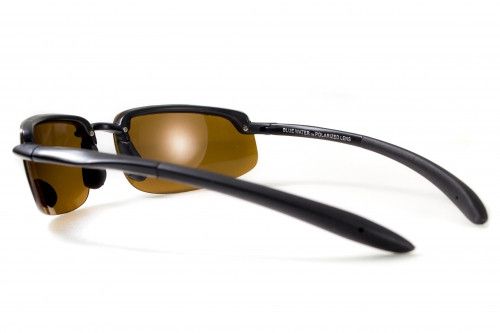Темні окуляри з поляризацією BluWater Ty-Phoon polarized (brown) 4 купити