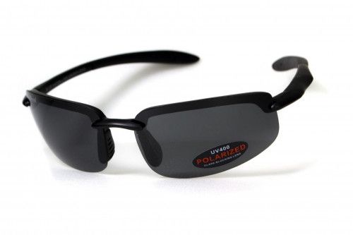 Темні окуляри з поляризацією BluWater Ty-Phoon polarized (gray) 8 купити