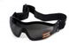 Защитные очки с уплотнителем Global Vision Z-33 (smoke) 1