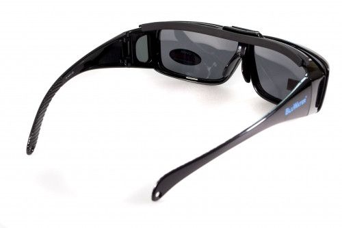 Темные очки с поляризацией BluWater Flip-IT polarized (smoke) "OTG" 7 купить