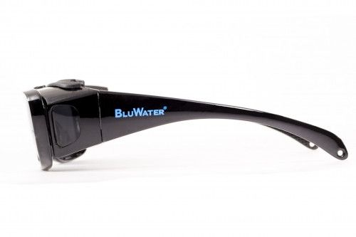 Темні окуляри з поляризацією BluWater Flip-IT polarized (smoke) "OTG" 5 купити